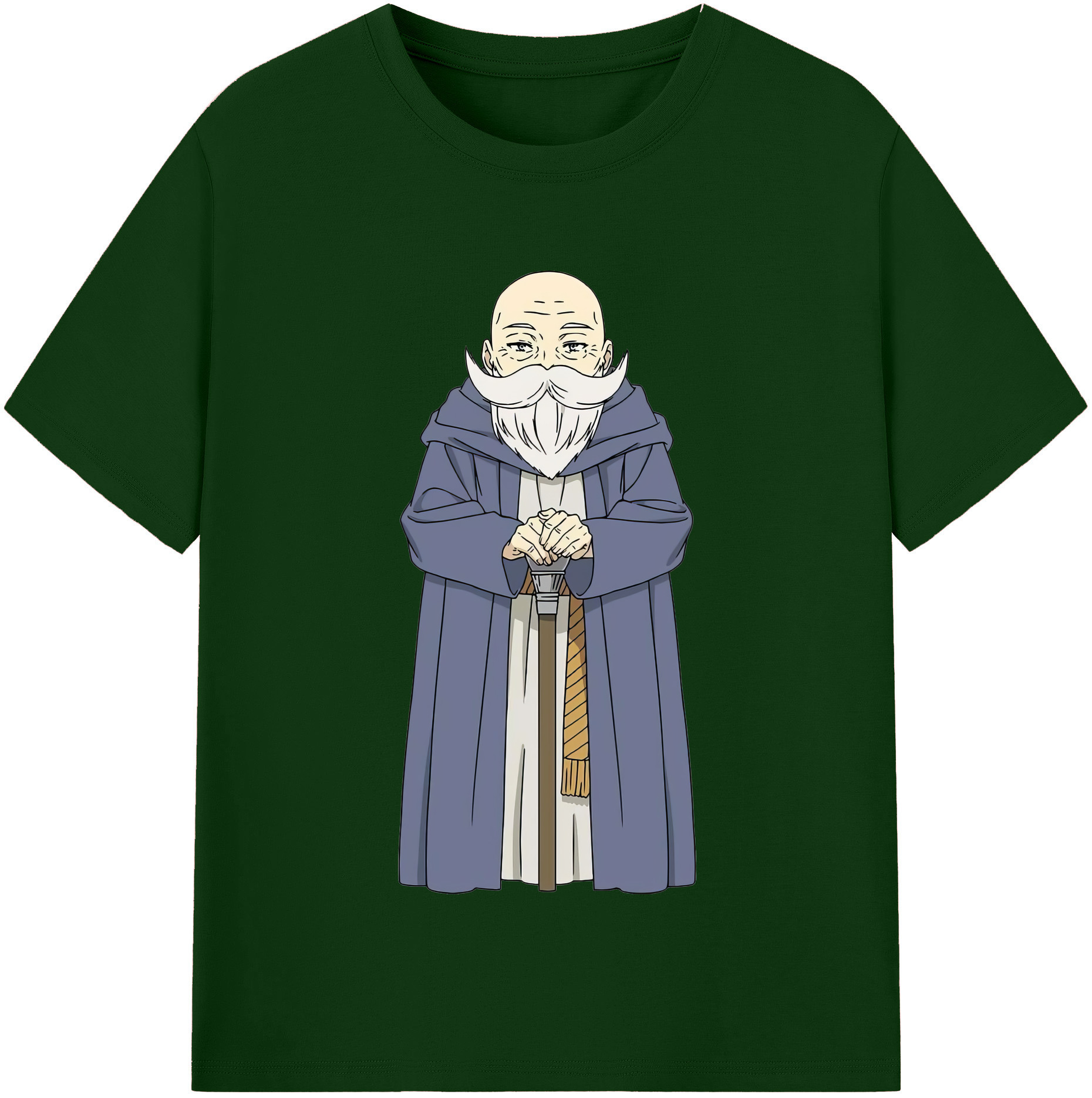 （画像用） 葬送のフリーレン Frieren 綿100％半袖Tシャツ（フロントプリント）